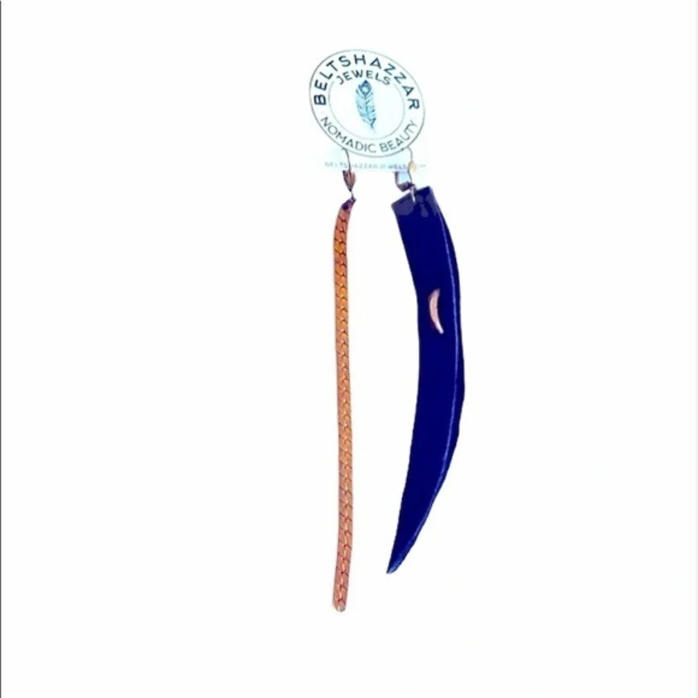 Handmade Beltshazzar Nomadic “Hunter” Earrings - Picture 2 of 7